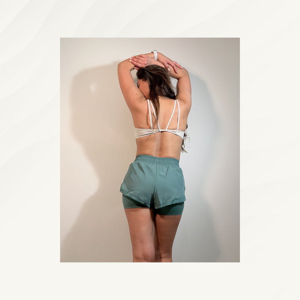 Short Running 2 en 1 Cintura Alta