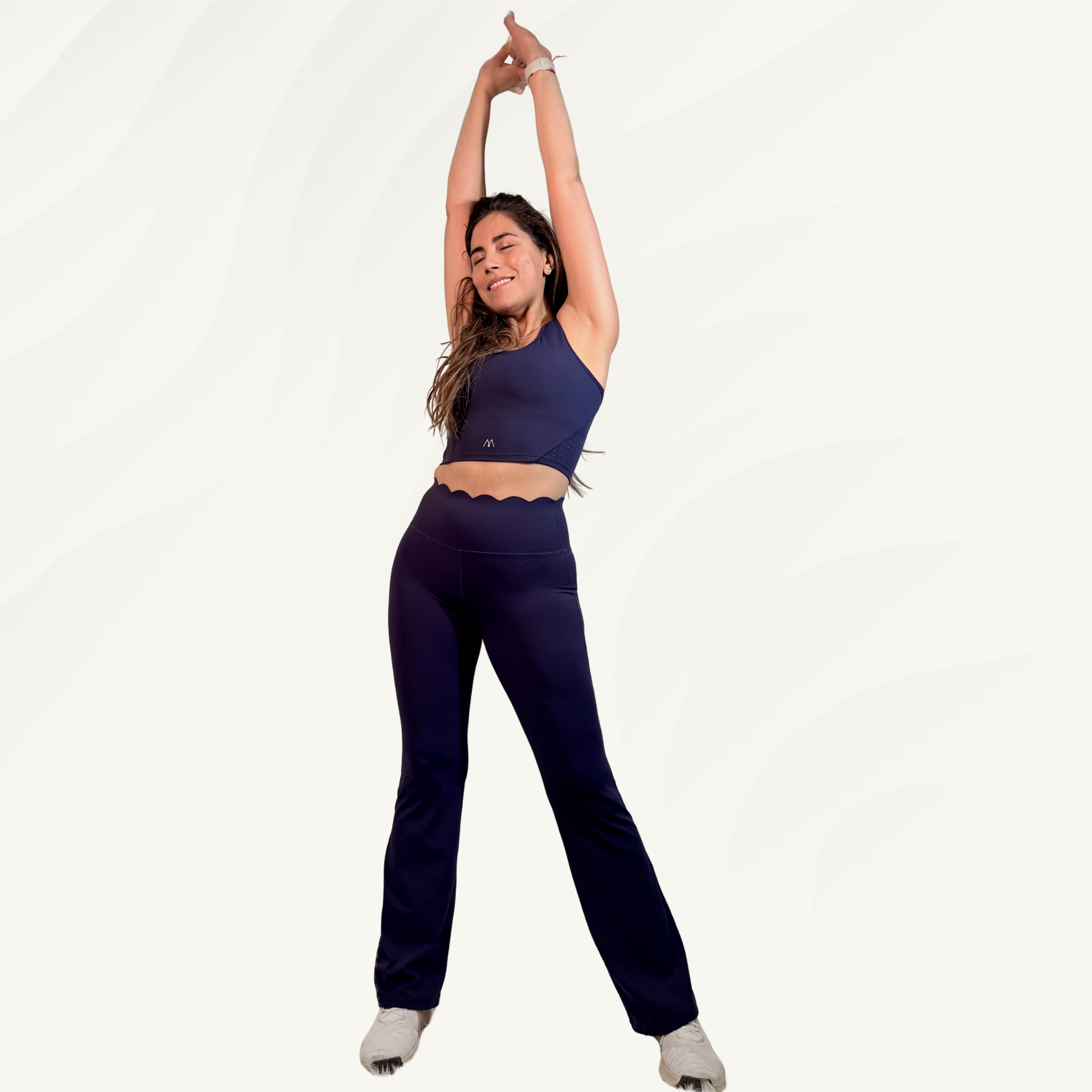 Calza Legging cintura alta Azúl