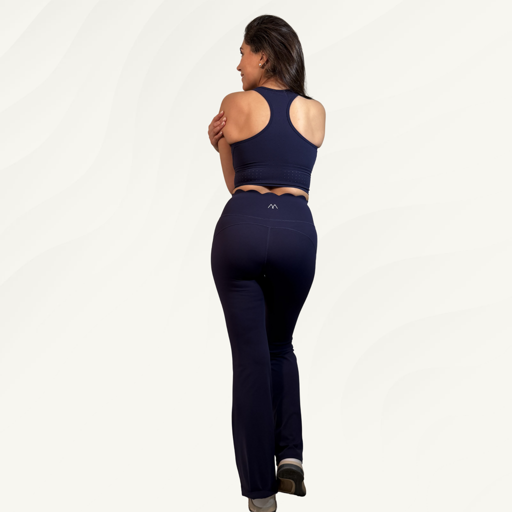 Calza Legging cintura alta Azúl