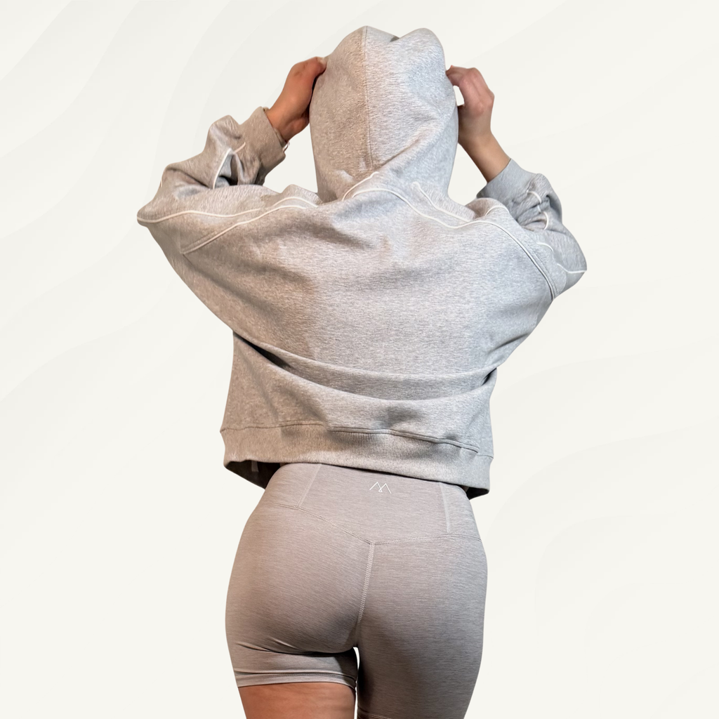 Polerón Hoodie Capucha Gris