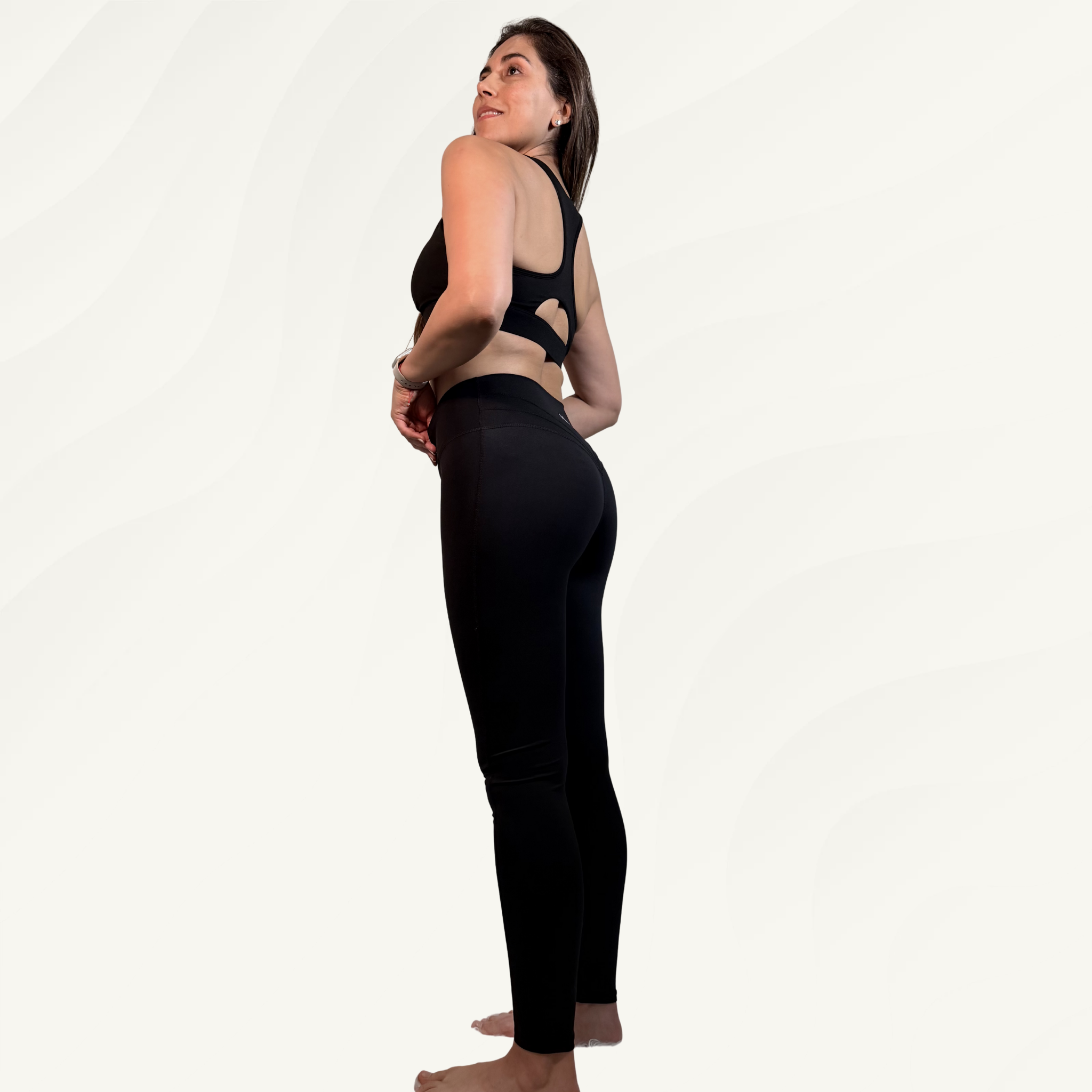 Top Peto Entrenamiento Mujer Negro