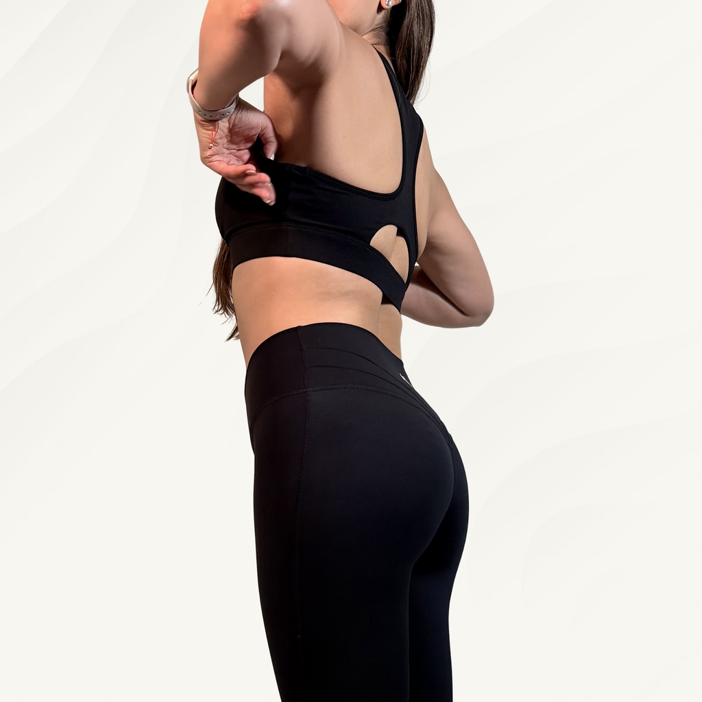 Top Peto Entrenamiento Mujer Negro